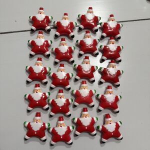 20 Vtg Star Santa Christmas Blow Molds Only Seasonal Specialities **NEEDS LIGHTS